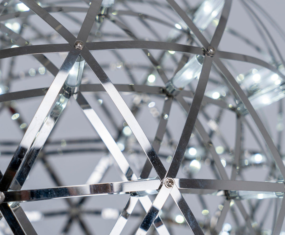 Delcourt Silver Spark Ball Pendant Light