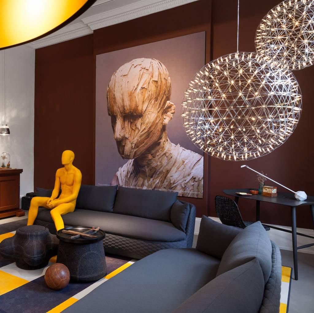 Sylvarin Gold Spark Ball Pendant Light