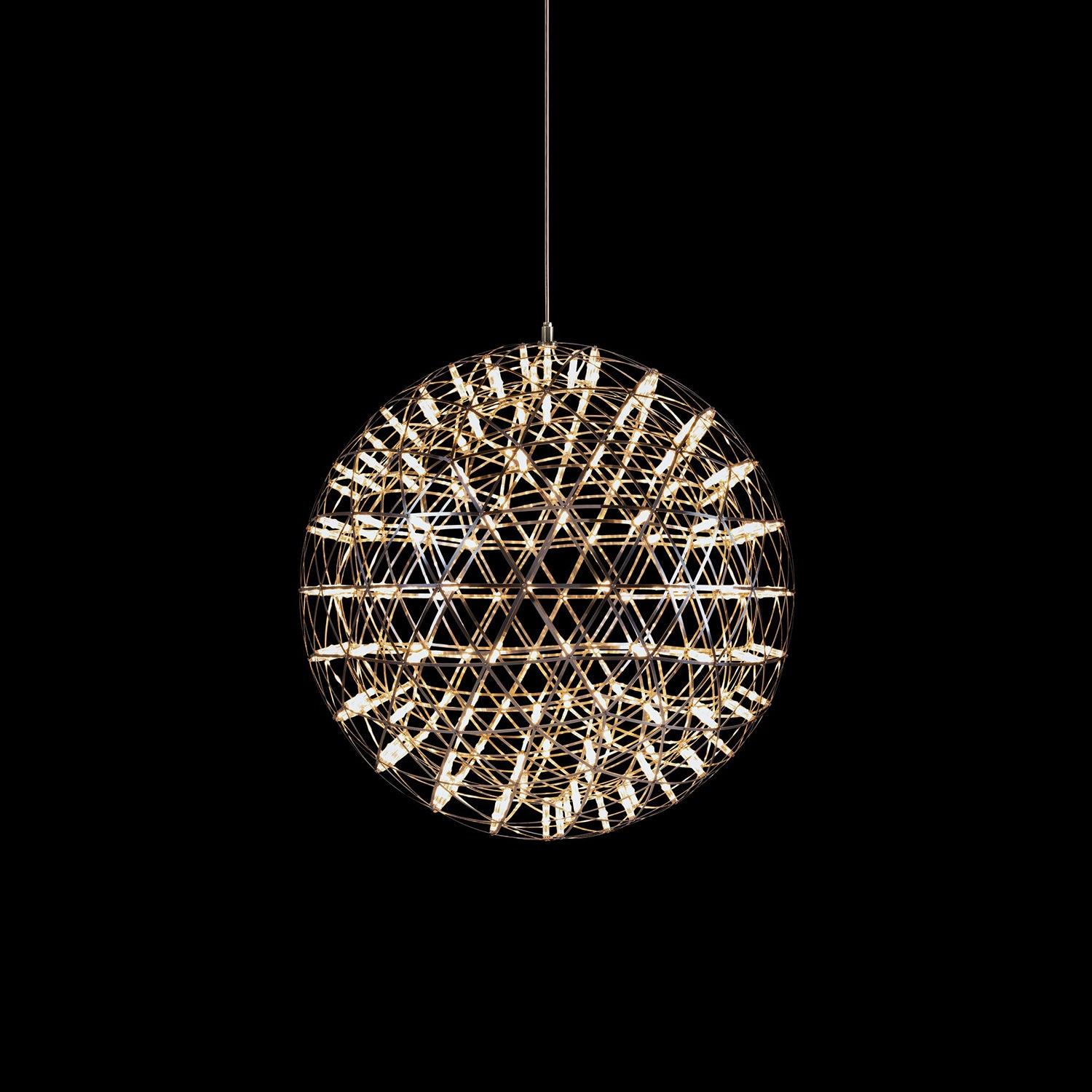 Delcourt Silver Spark Ball Pendant Light
