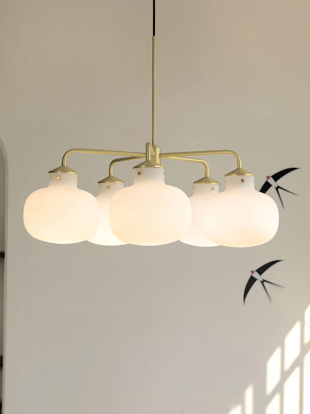 Fyor Contemporary Glass Pendant Lamp