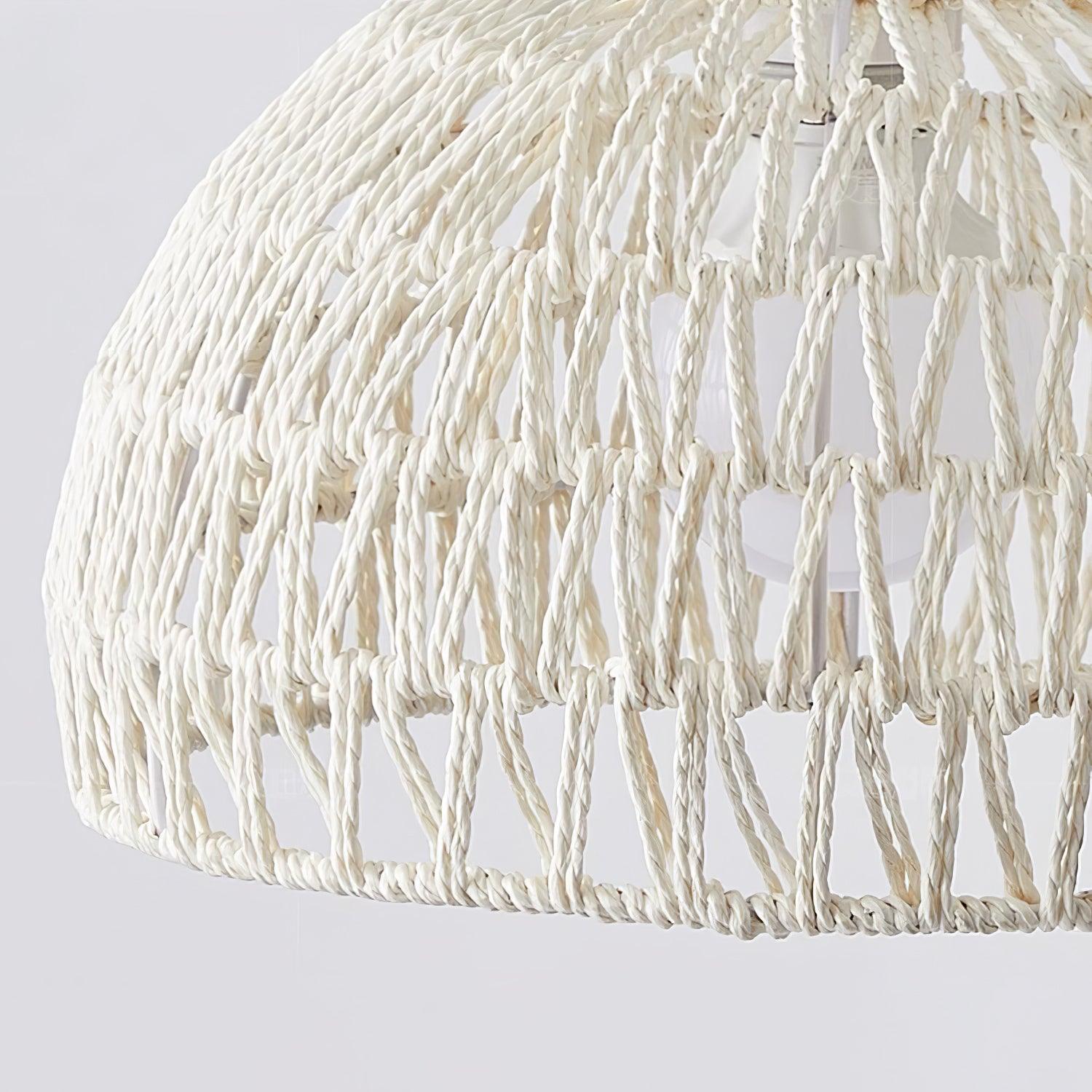 Calyran Rattan Wood Pendant Lamp
