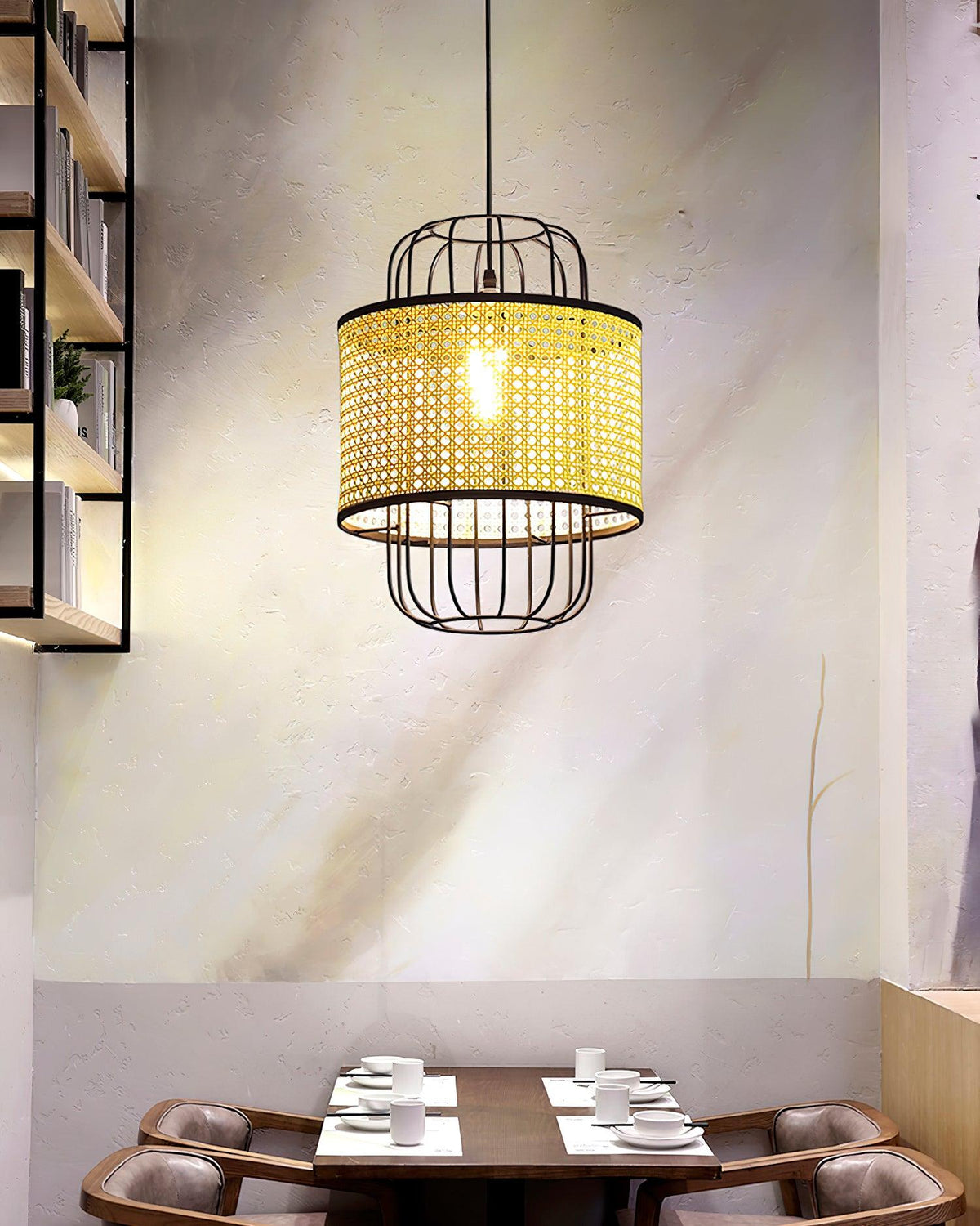 Lven Premium Art Rattan Pendant Lamp
