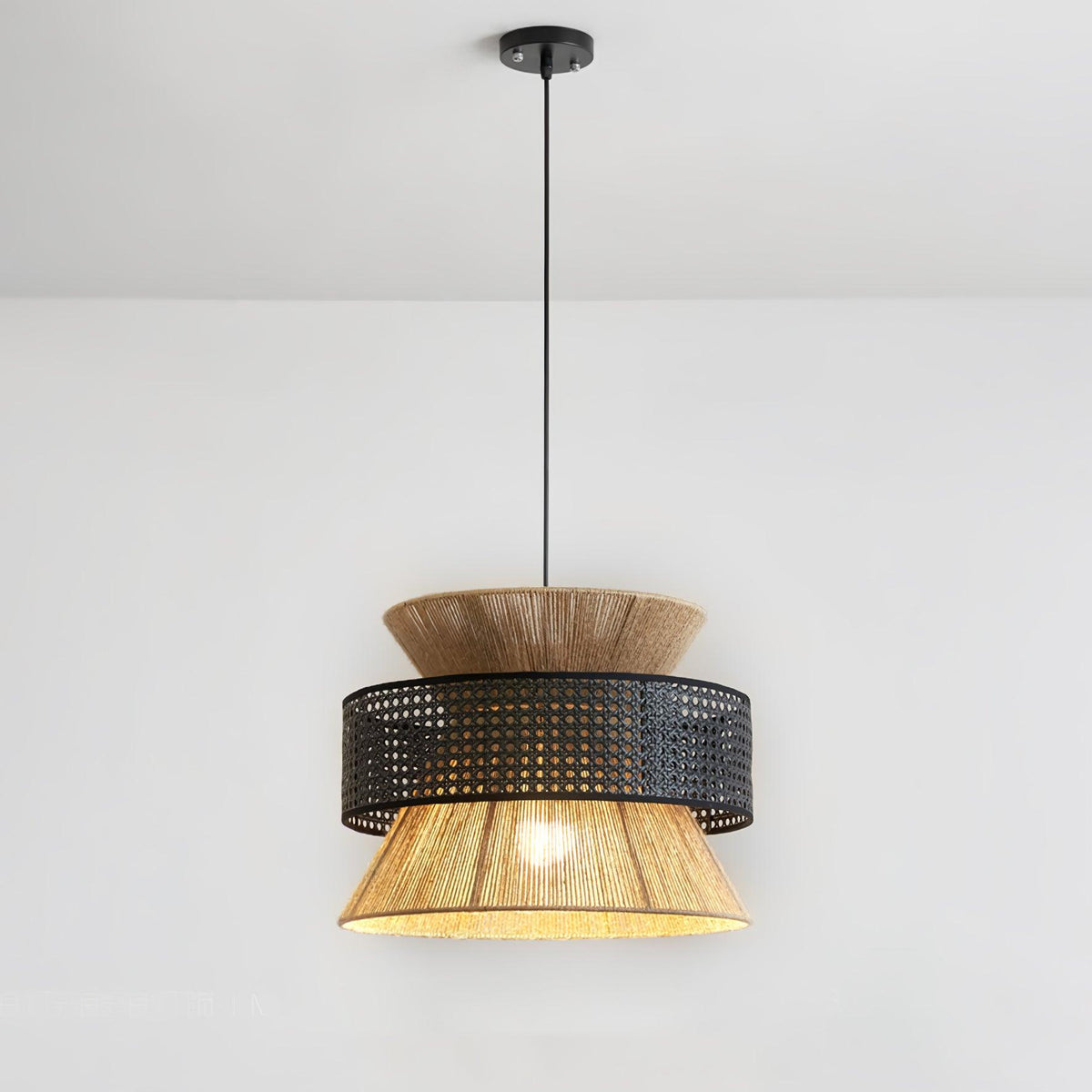 Aria Bohemian Bamboo Pendant Lamp