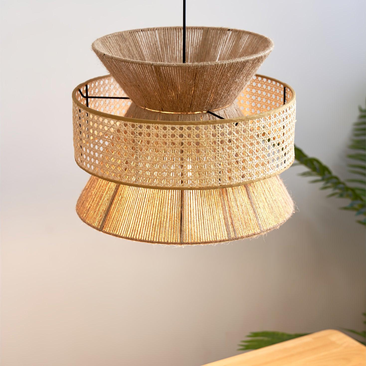 Aria Bohemian Bamboo Pendant Lamp