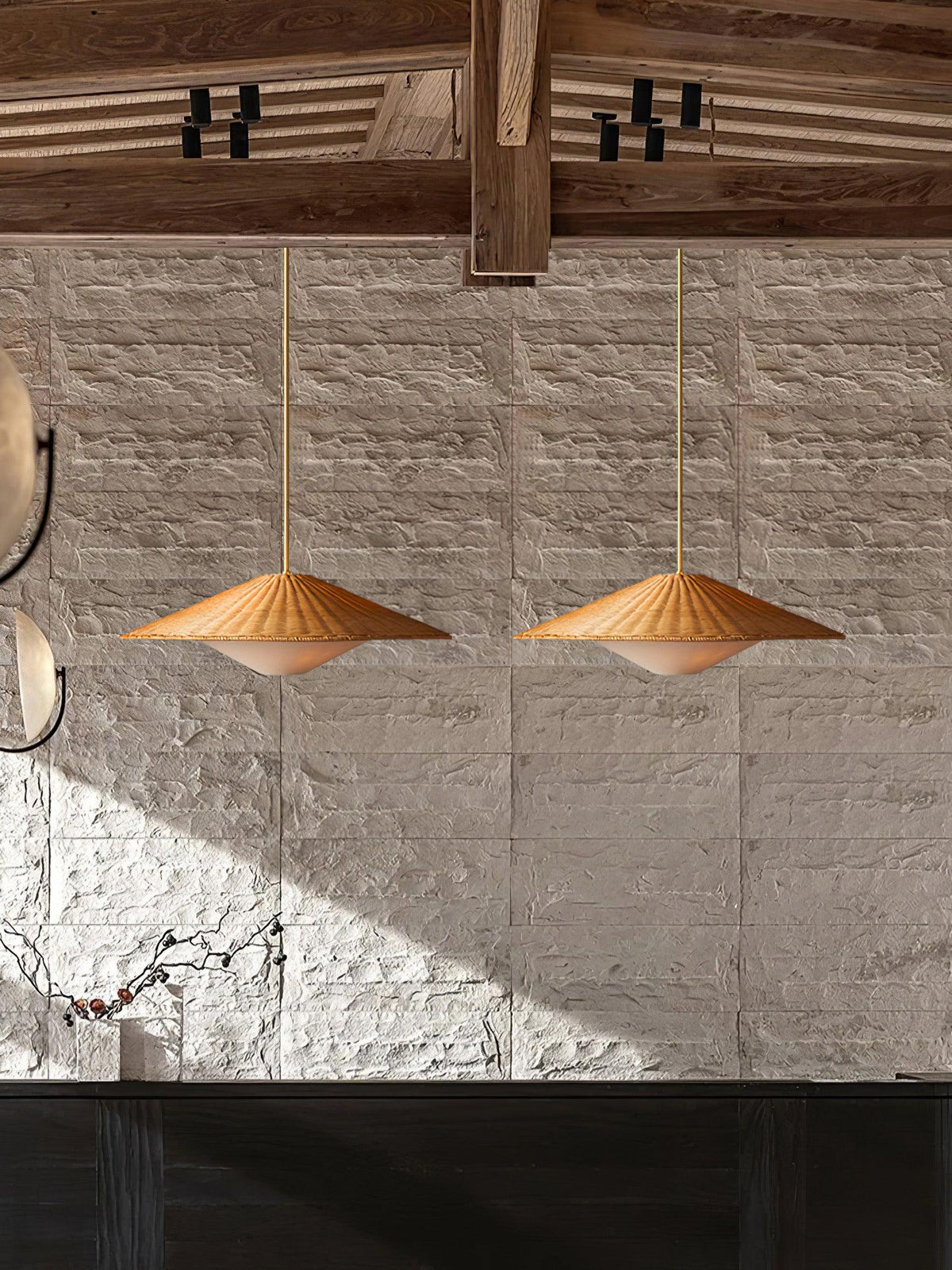 Kocan Rattan Minimalistic Pendant Light