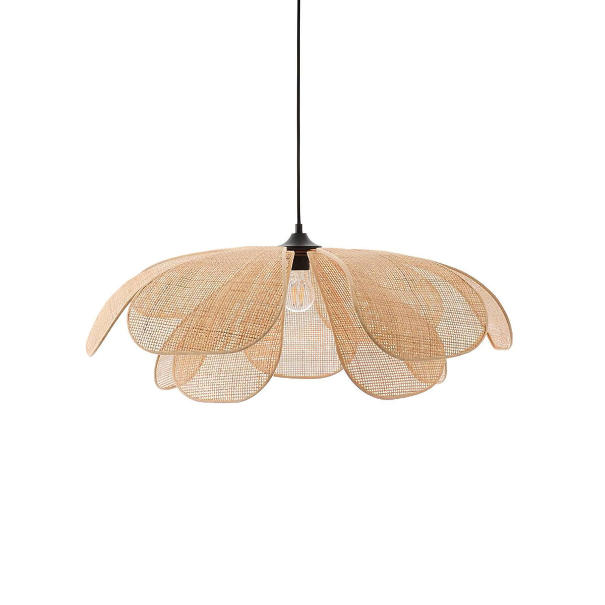 Petaral Rattan Retro Pendant Lamp