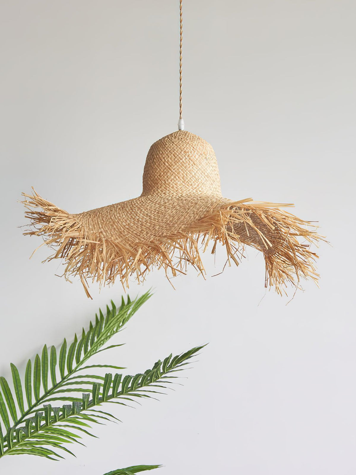 Vocan Rattan Vintage Pendant Light
