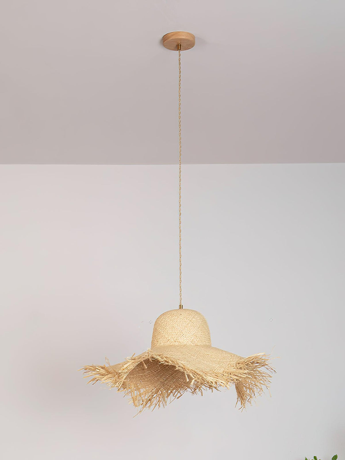 Vocan Rattan Vintage Pendant Light