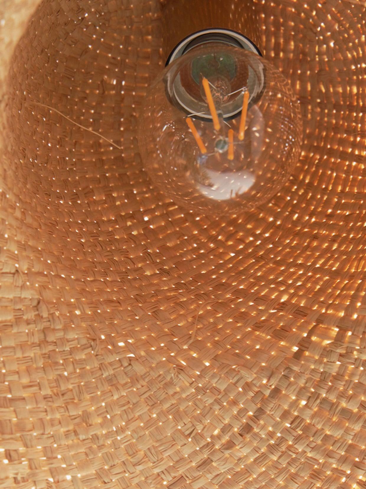 Vocan Rattan Vintage Pendant Light