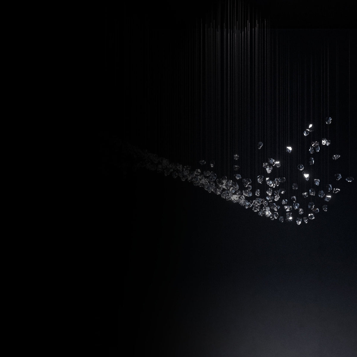 Elmsley Raw Crystal Chandelier