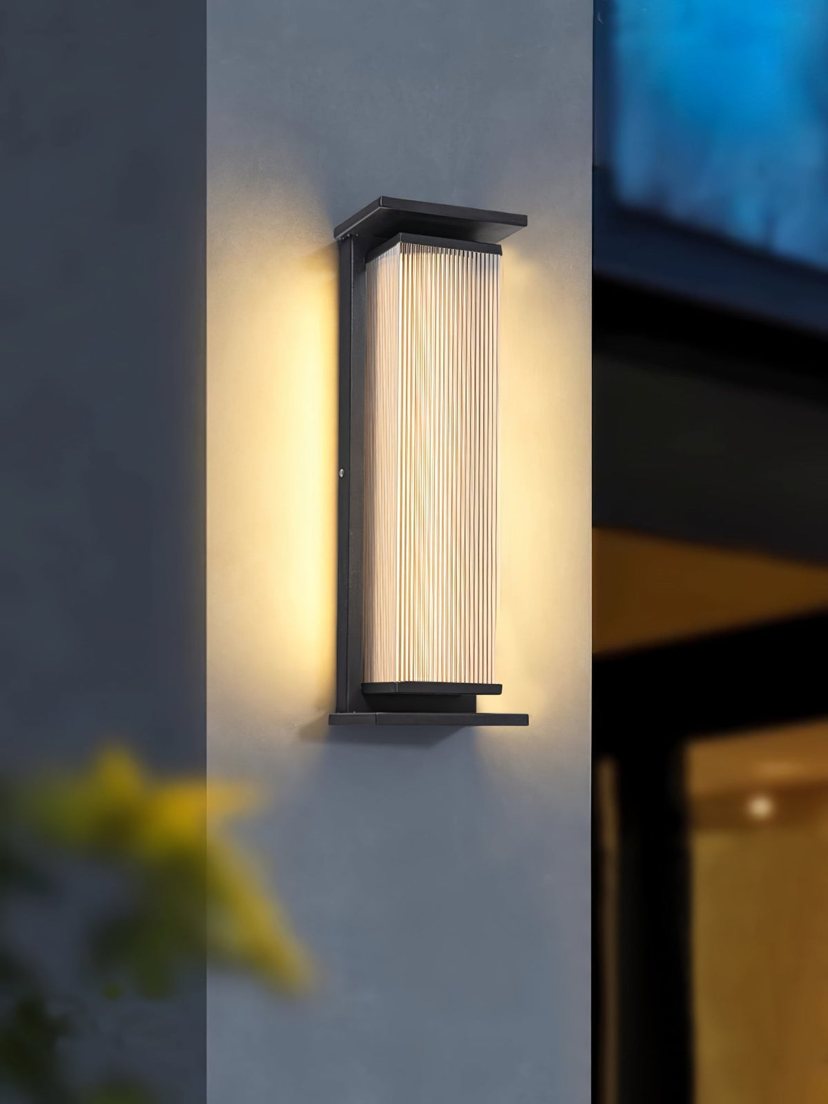 Erivan Rectangular Box Outdoor Wall Lamp