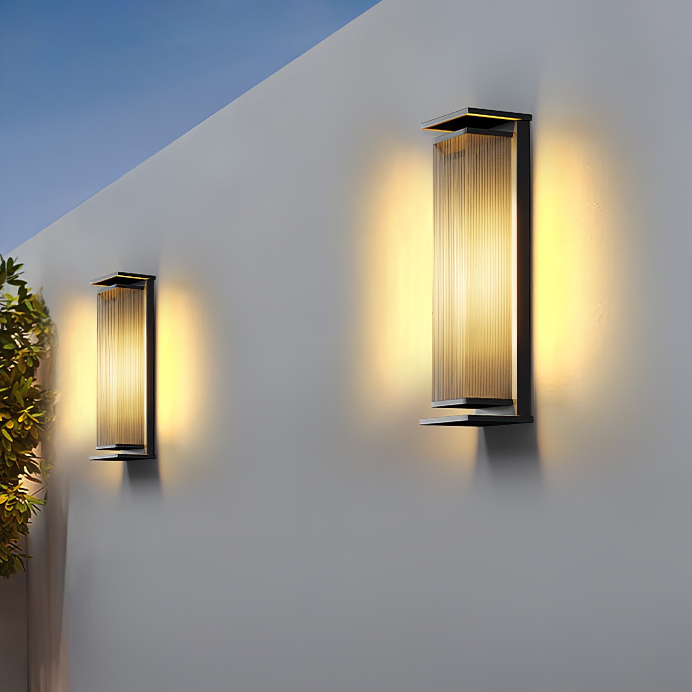 Cesilila Vertical Glass Wall Light