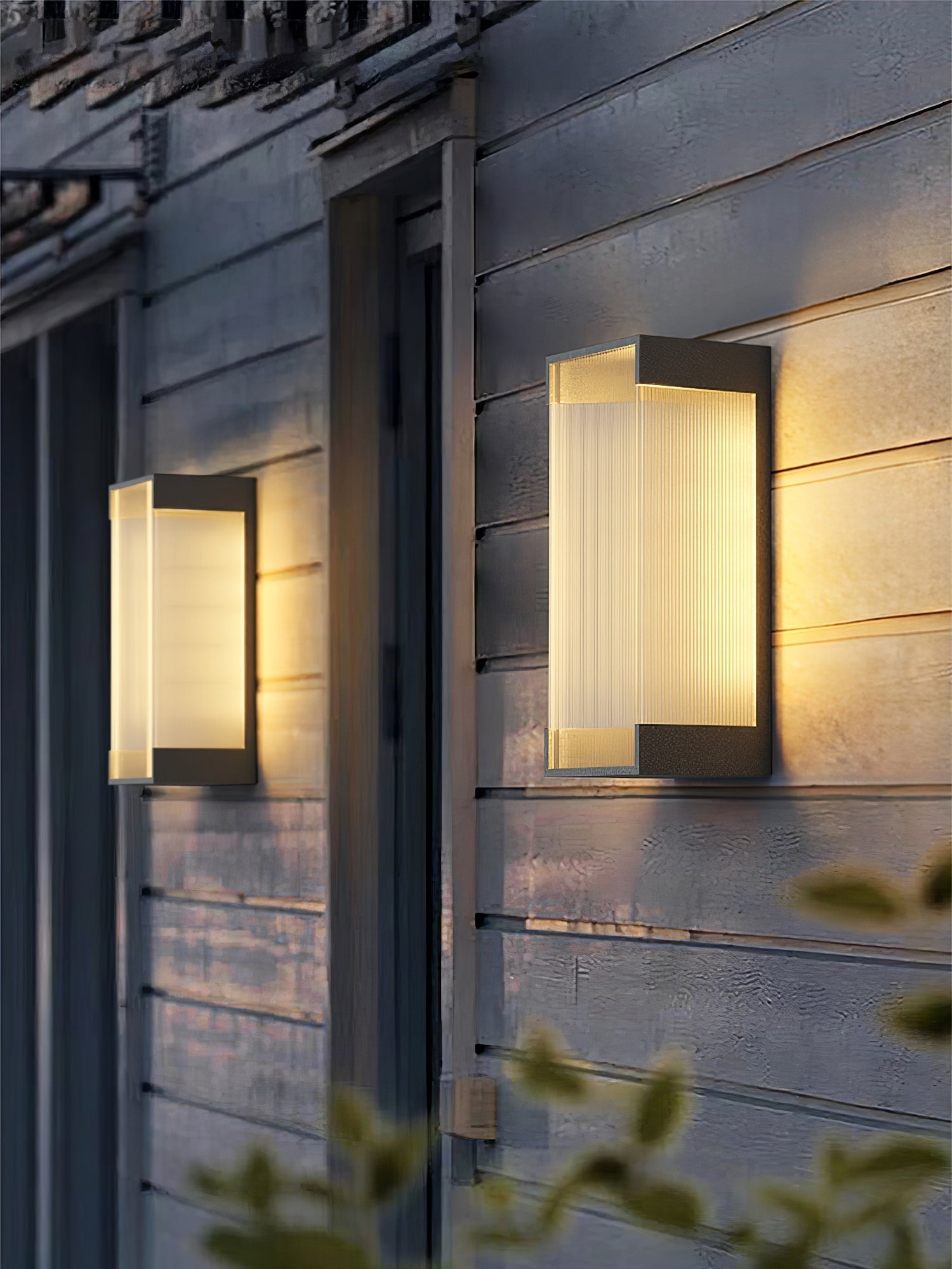 Elraearis Unique Rectangular Outdoor Wall Light