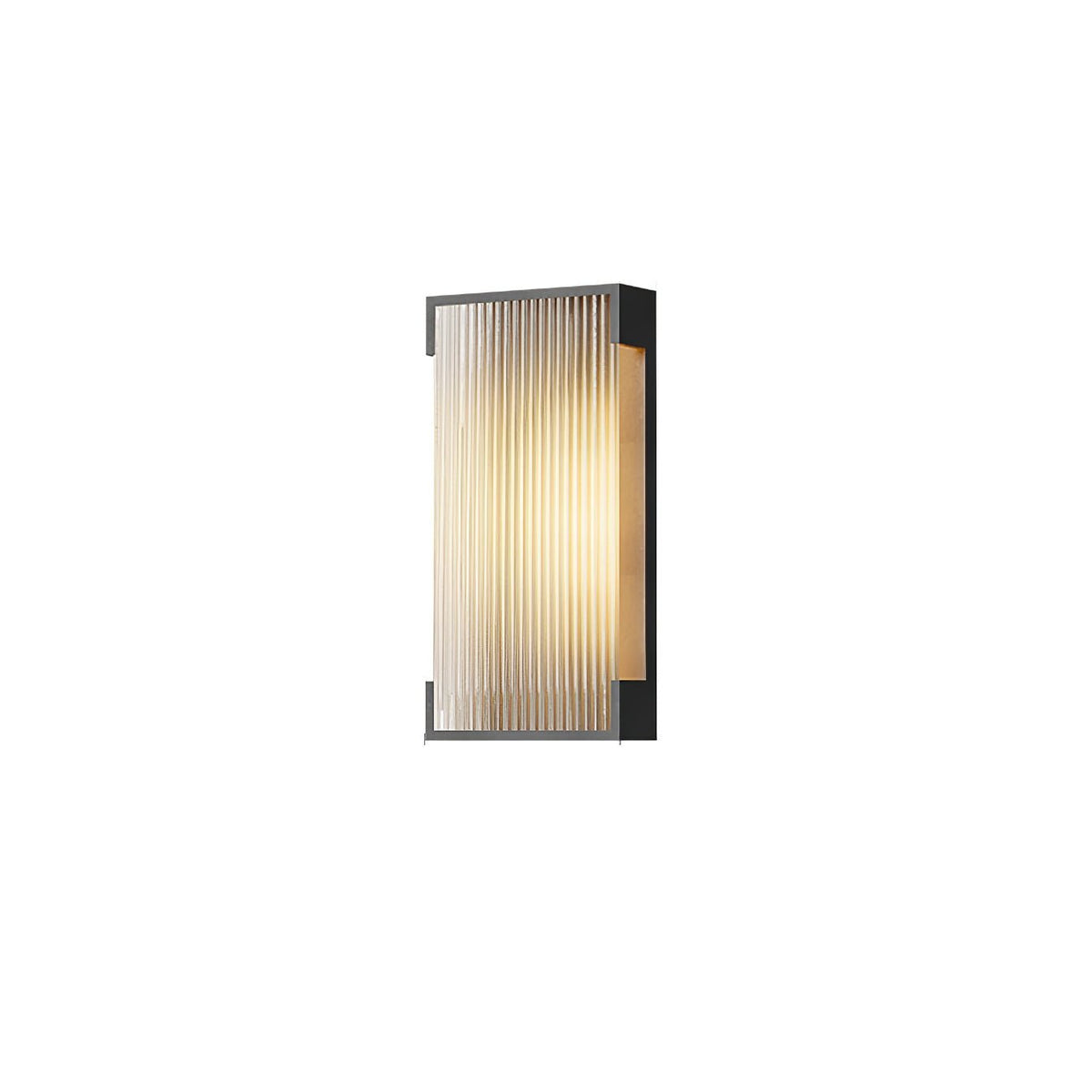 Elaerielle Unique Rectangular Solar Outdoor Wall Light