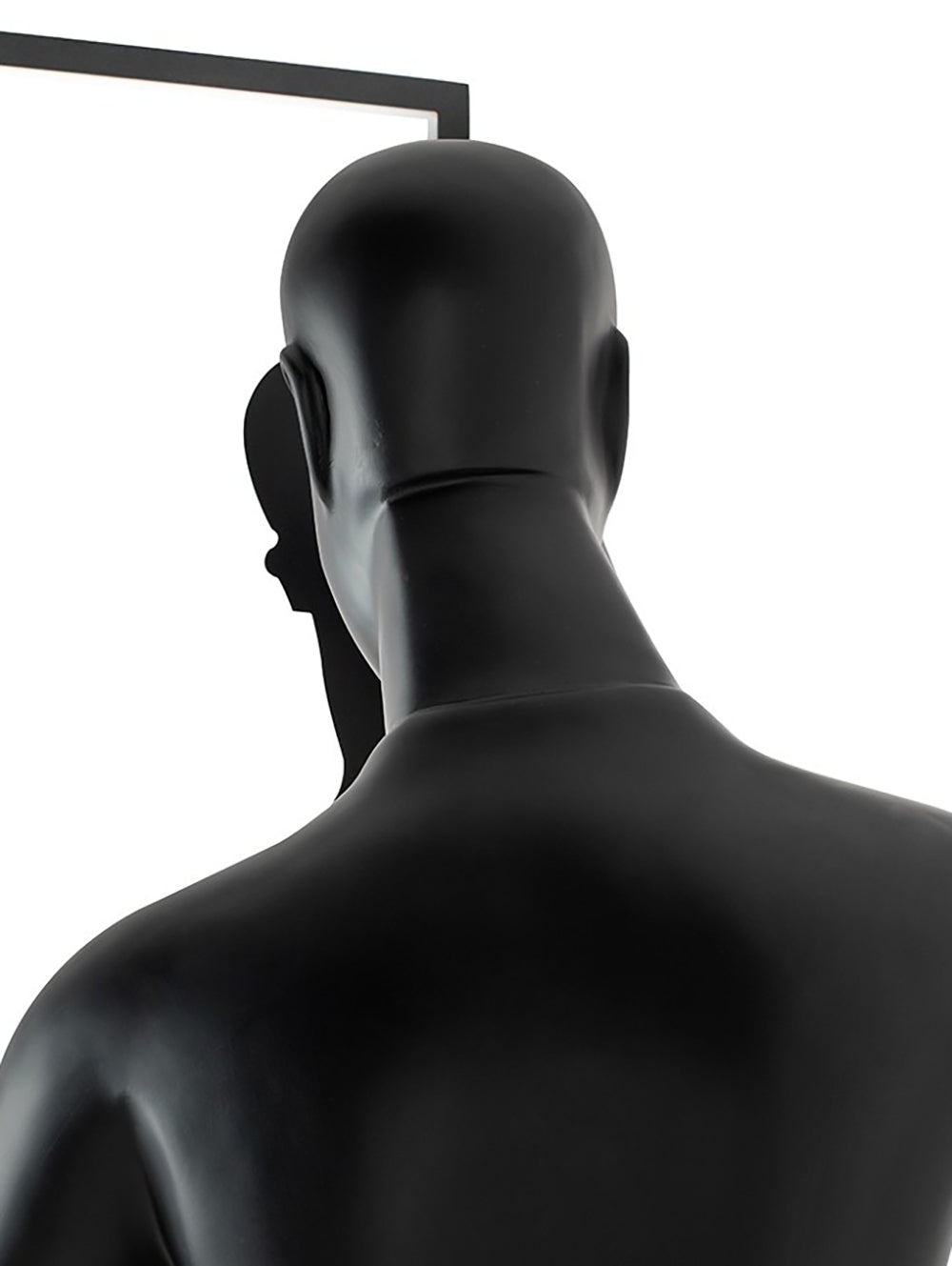 Onoryra Sculptural Black Mirror Floor Lamp