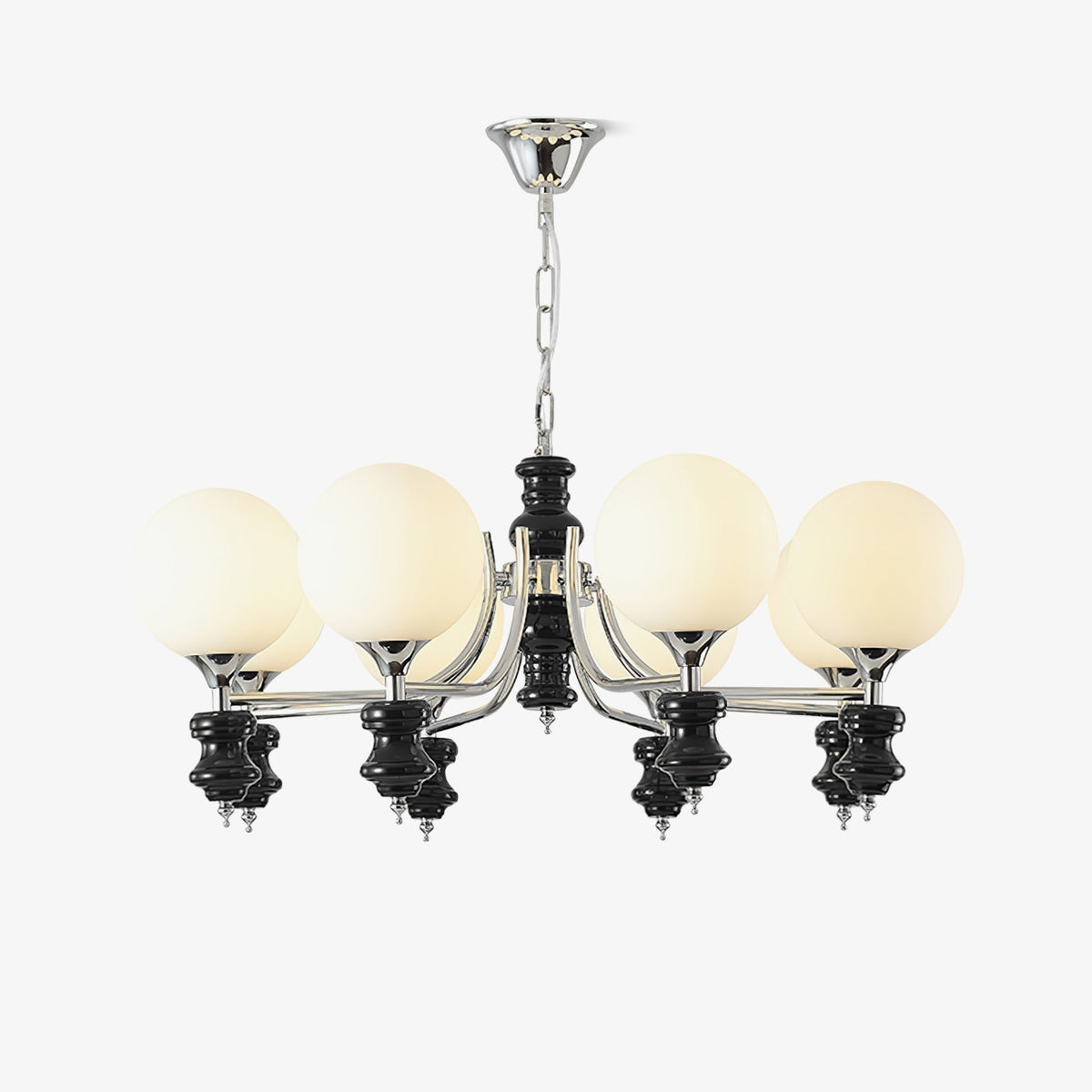 Miraena Chandelier Regal Orb Frosted
