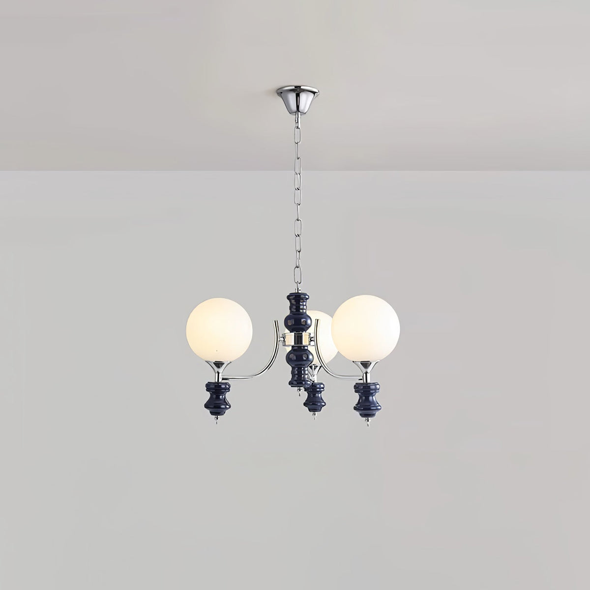 Miraena Chandelier Regal Orb Frosted