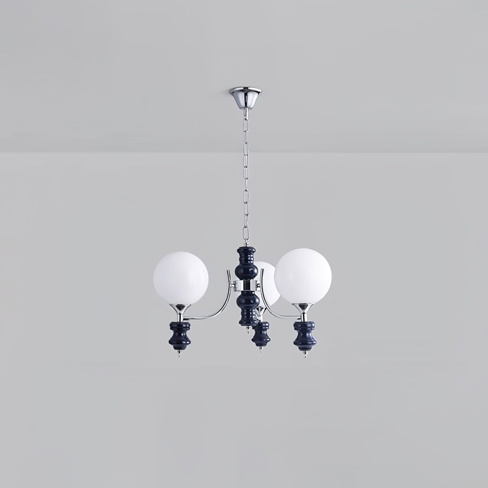 Miraena Chandelier Regal Orb Frosted