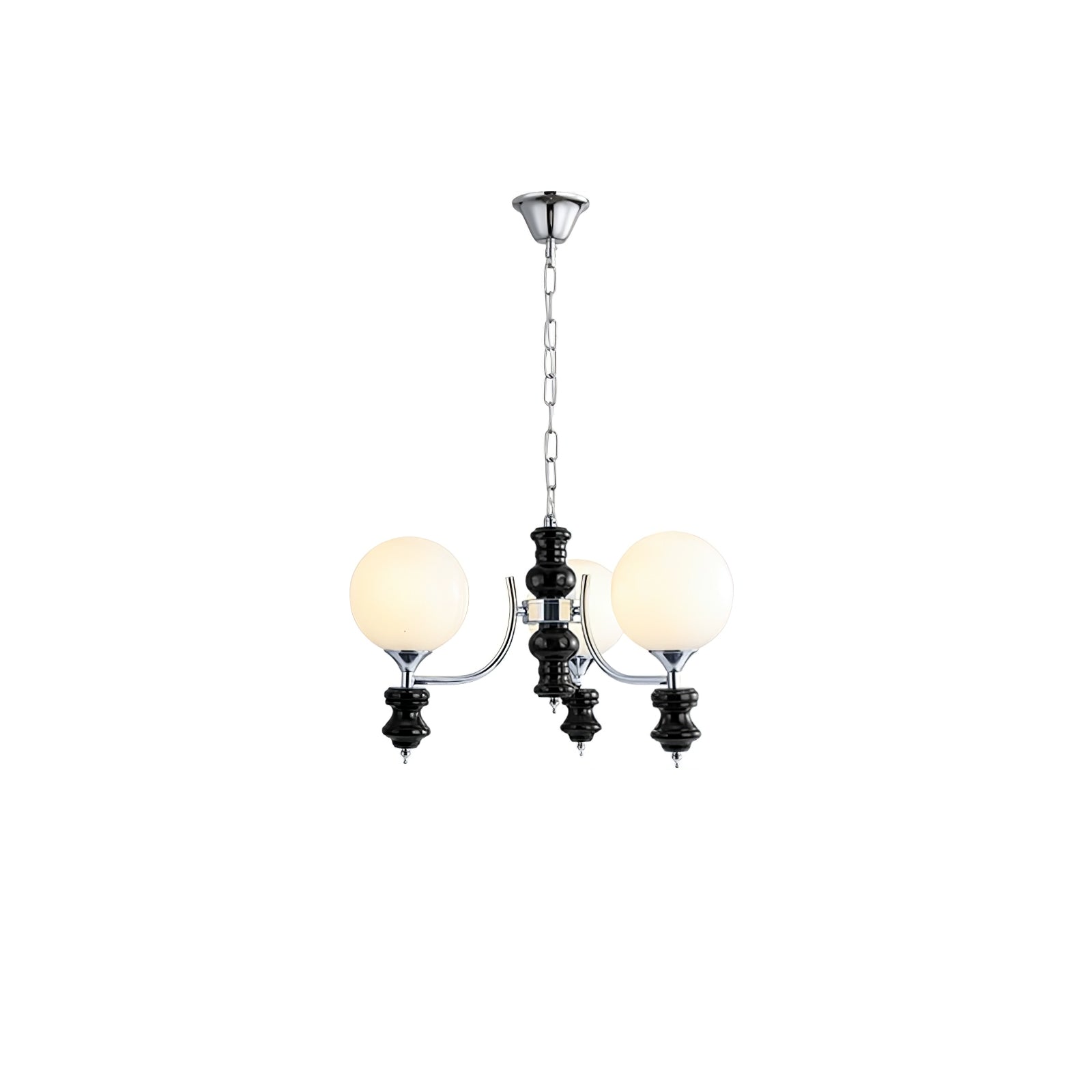Miraena Chandelier Regal Orb Frosted