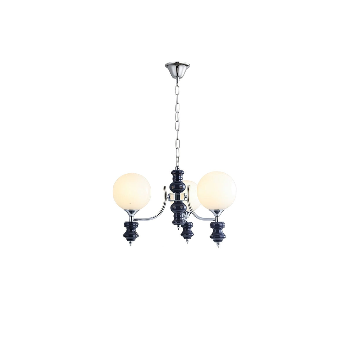 Miraena Chandelier Regal Orb Frosted