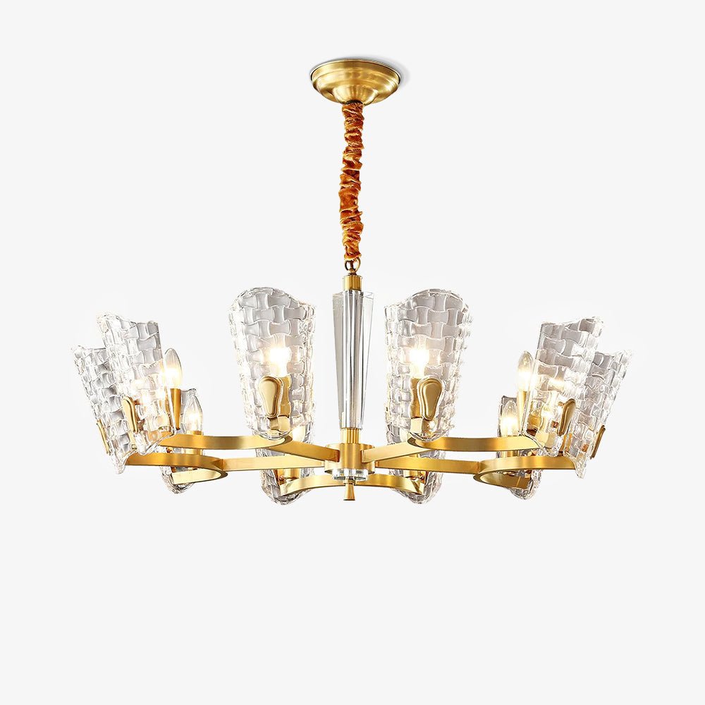 Radiant Luxury Brass Chandelier