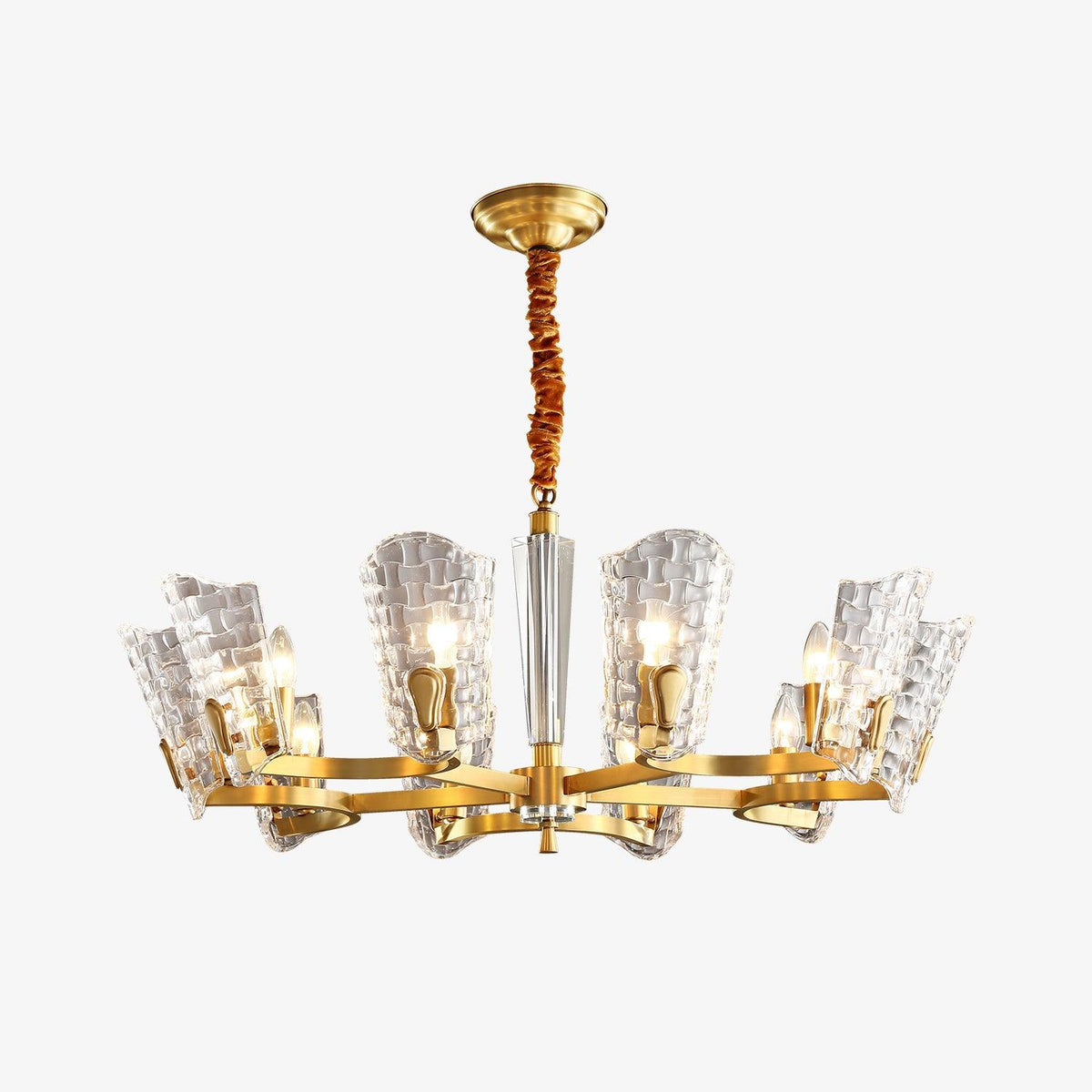 Radiant Luxury Brass Chandelier