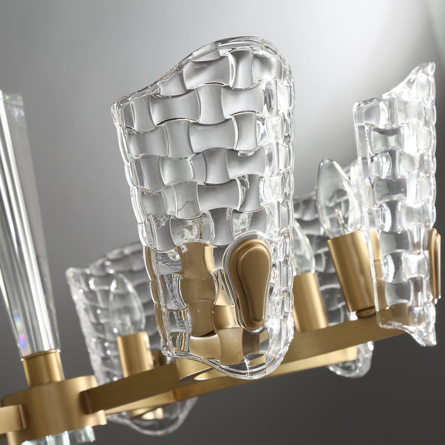 Radiant Luxury Brass Chandelier