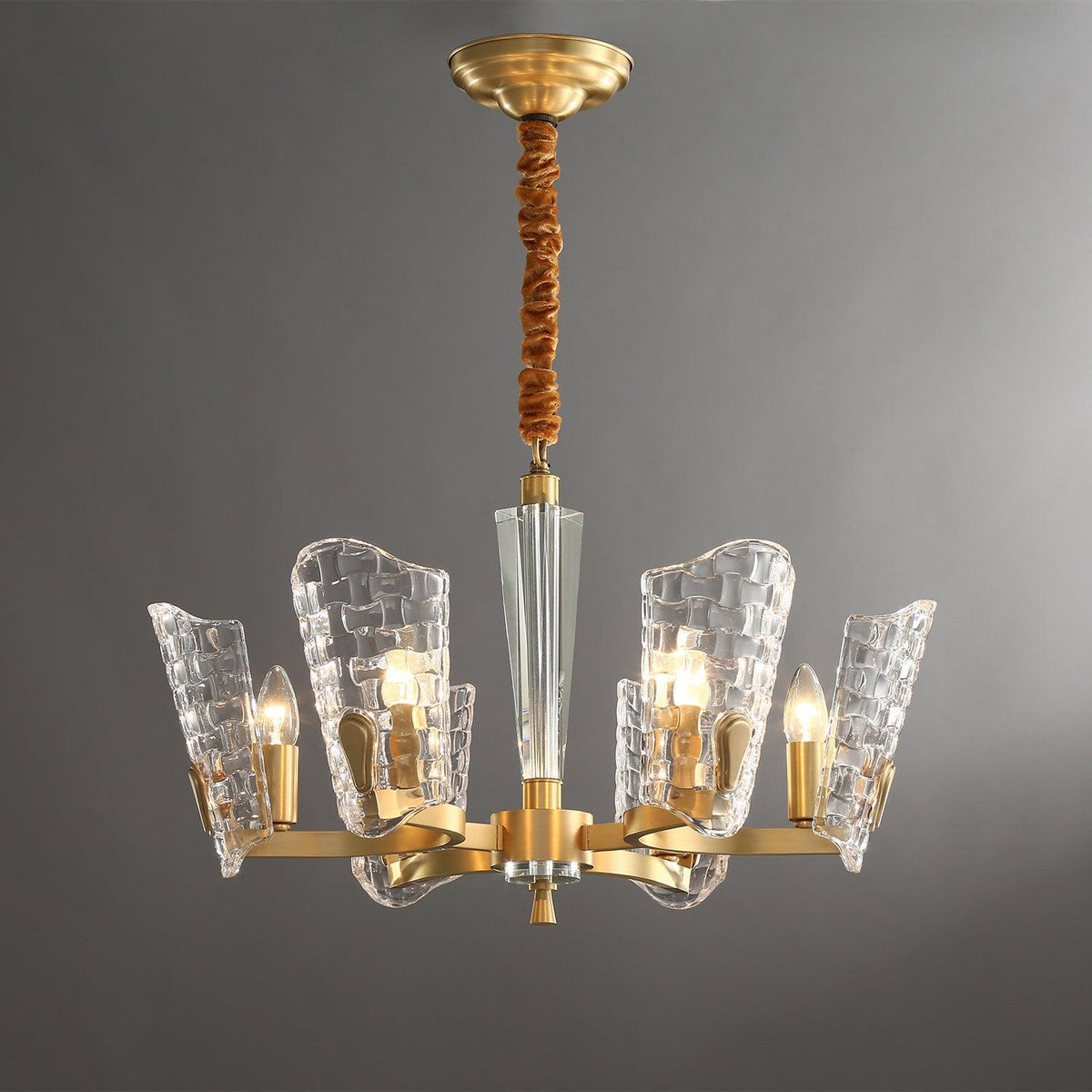 Radiant Luxury Brass Chandelier