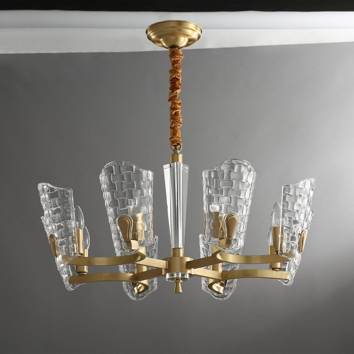 Radiant Luxury Brass Chandelier