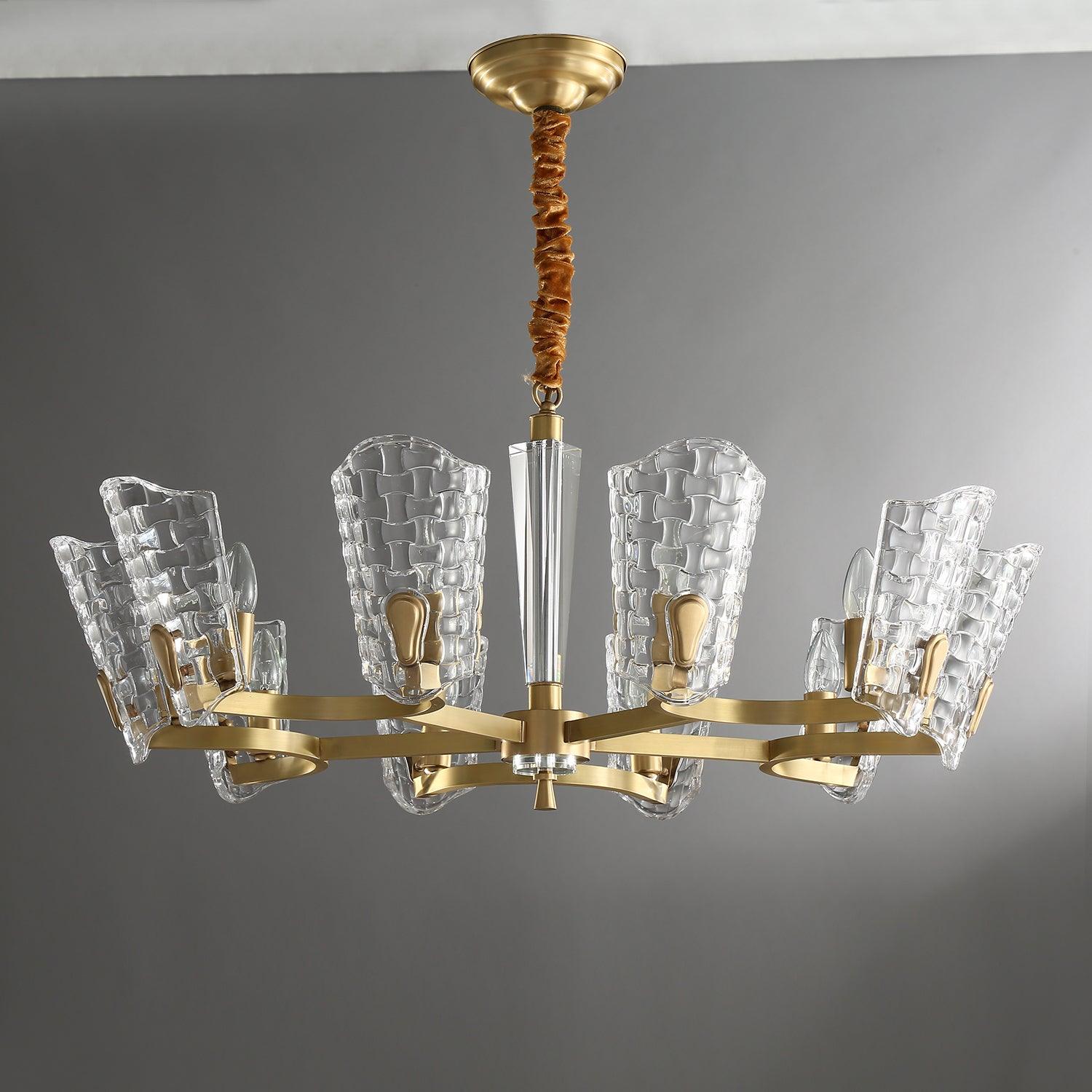 Radiant Luxury Brass Chandelier