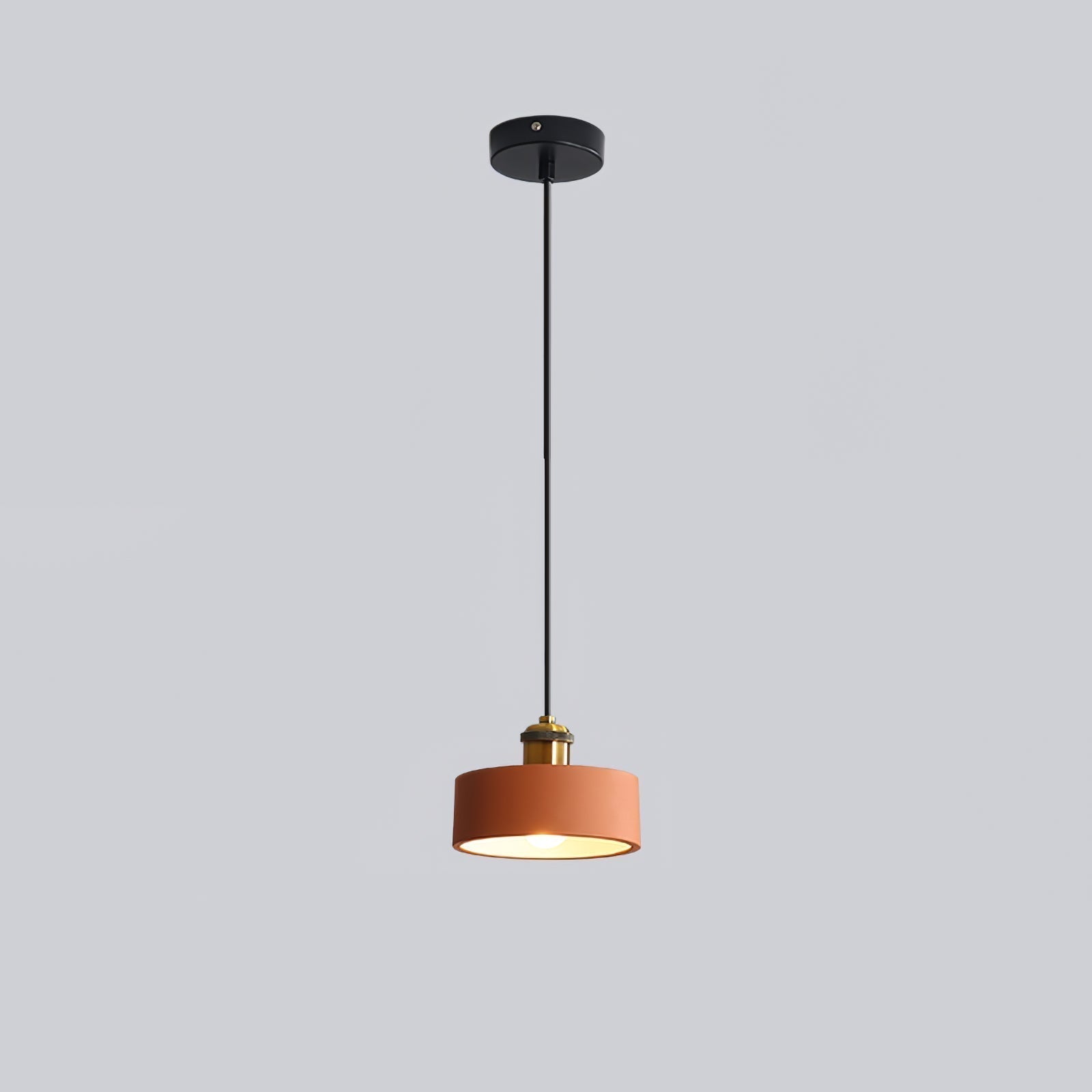 Trio Industrial Resin Pendant Lamp