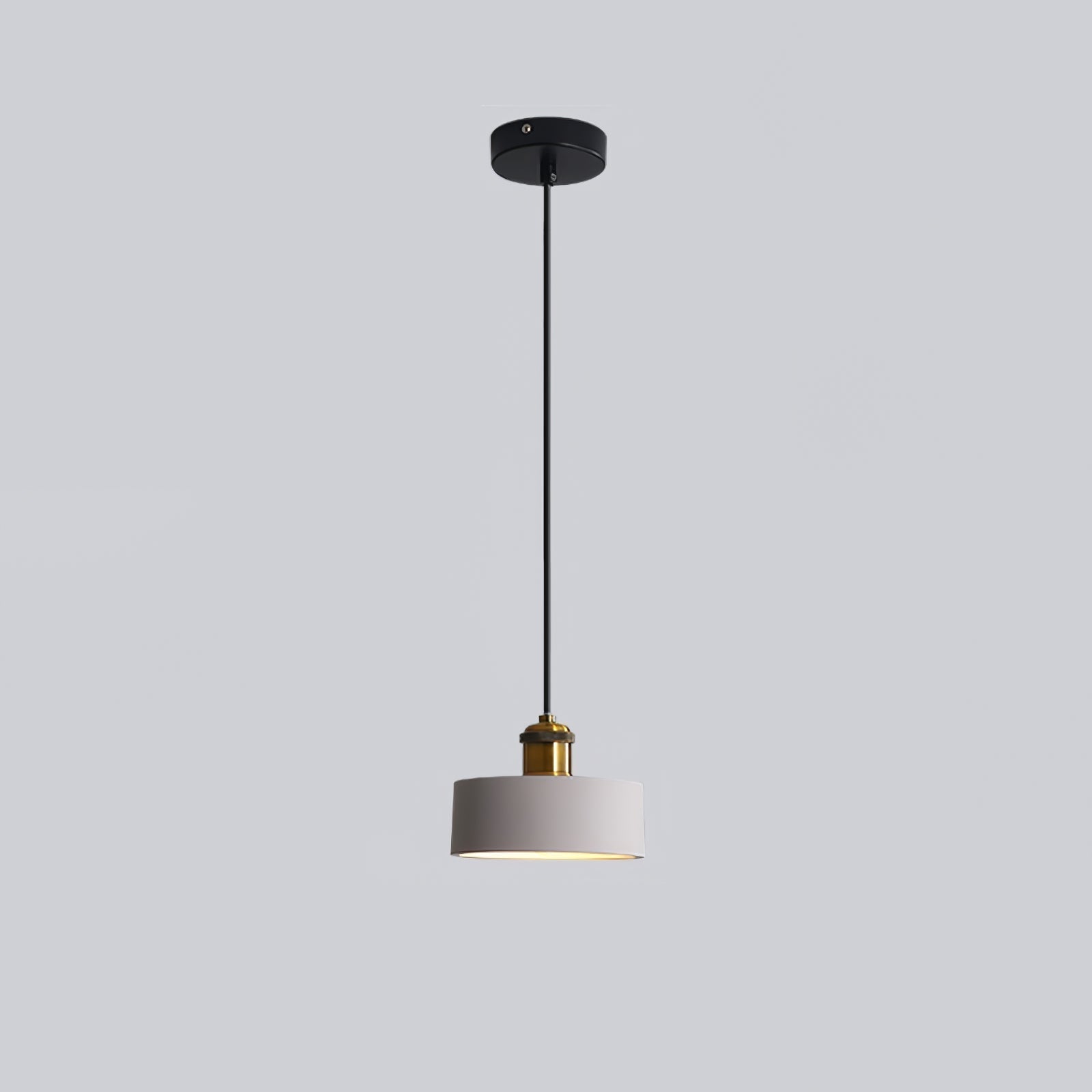 Trio Industrial Resin Pendant Lamp