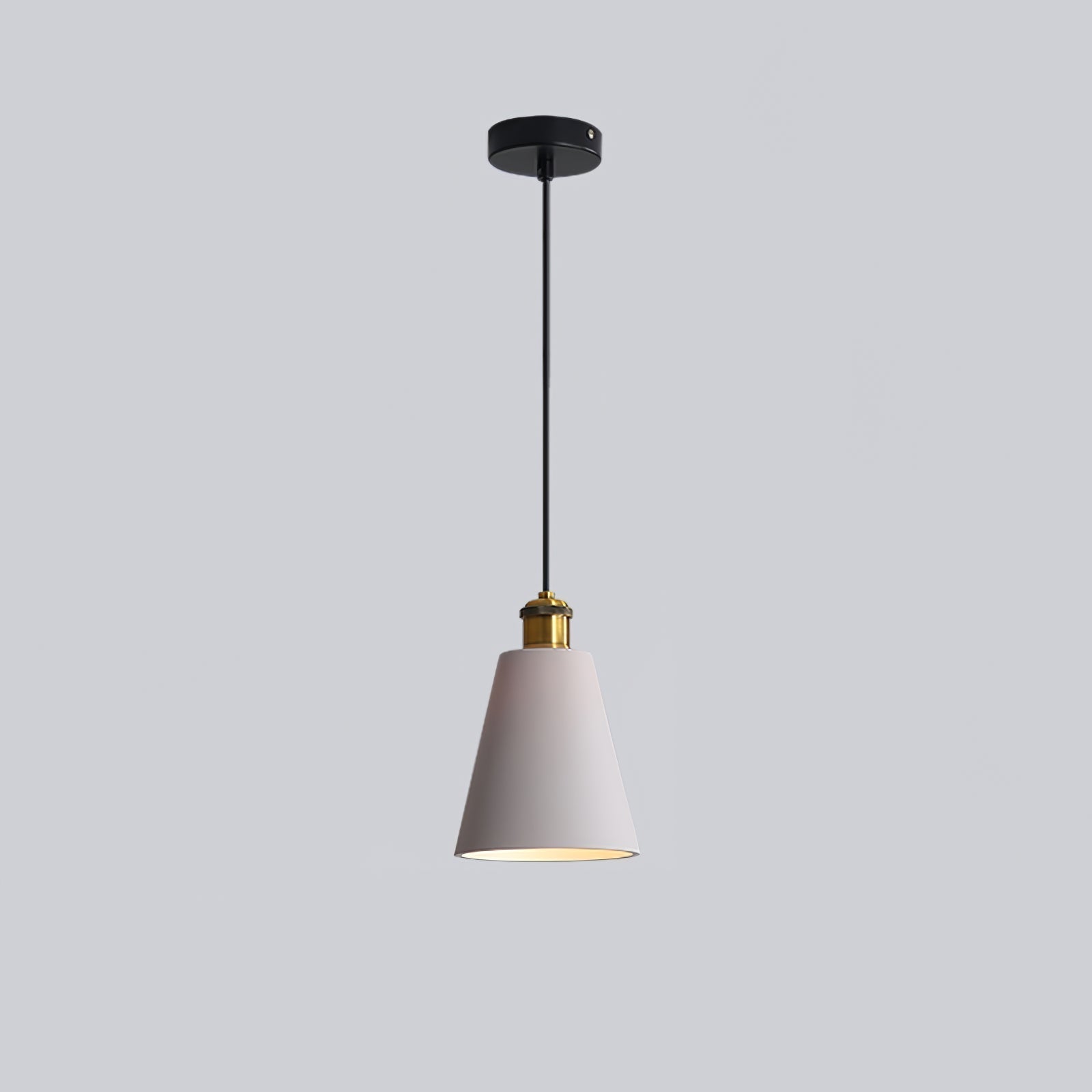 Trio Industrial Resin Pendant Lamp