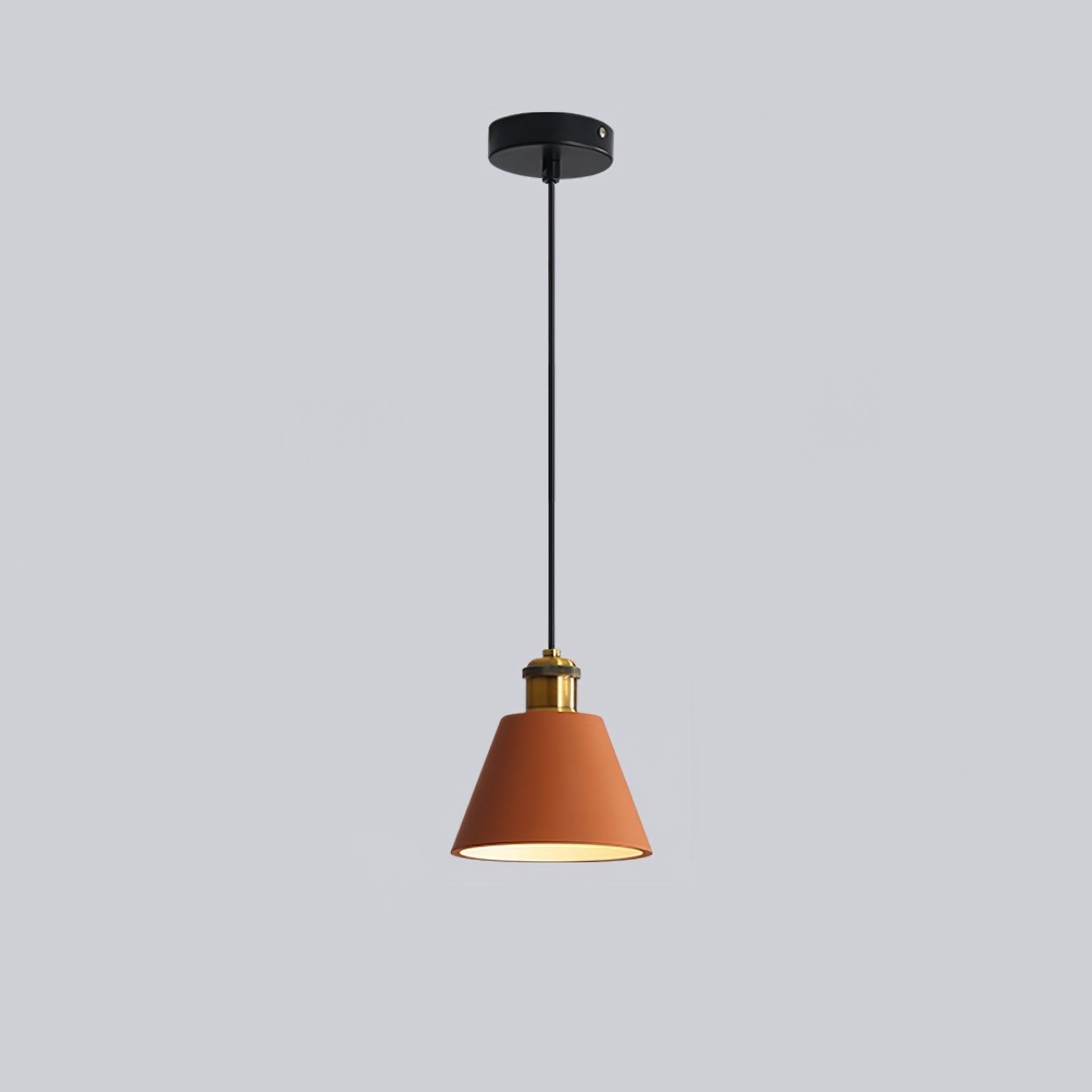Trio Industrial Resin Pendant Lamp