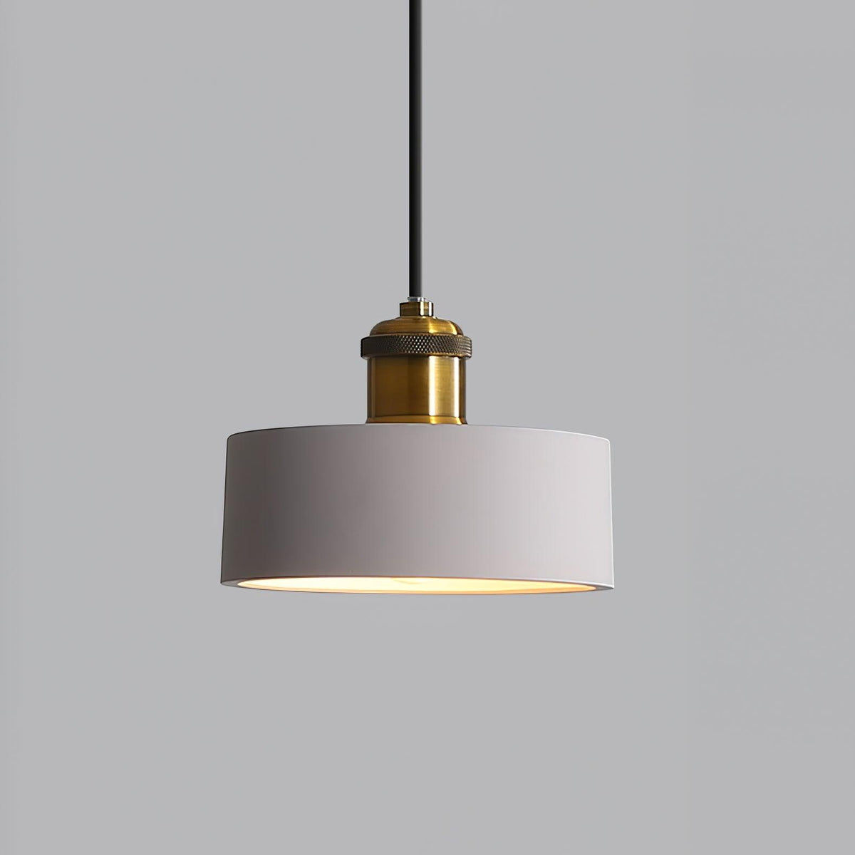 Trio Industrial Resin Pendant Lamp
