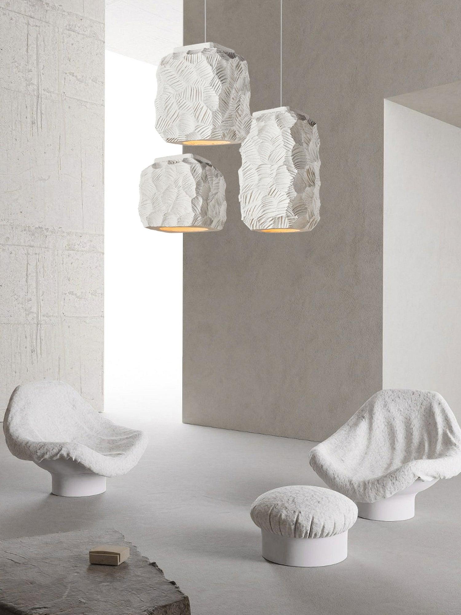 Olsilel Individual Creativity Geometry Resin Pendant Lamp