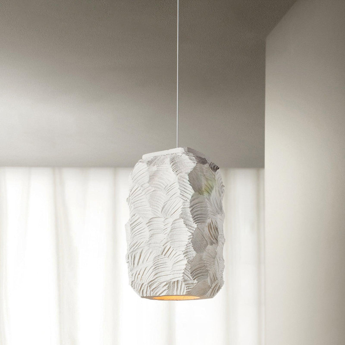 Olsilel Individual Creativity Geometry Resin Pendant Lamp