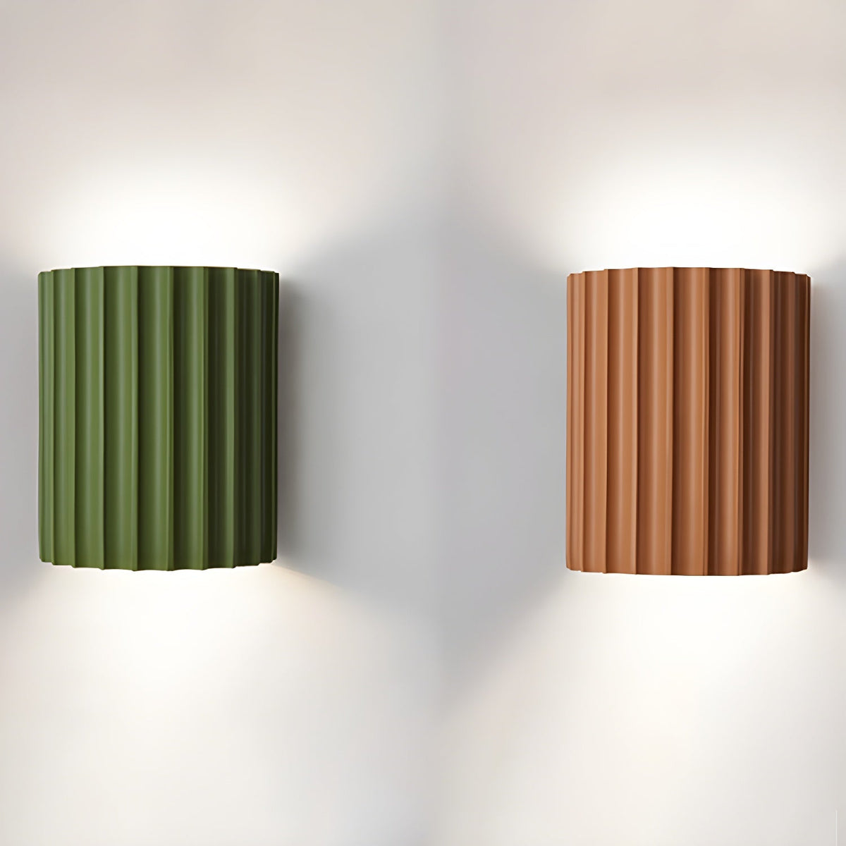 Ivvinen Nordic Art Ribbed Resin Wall Lamp