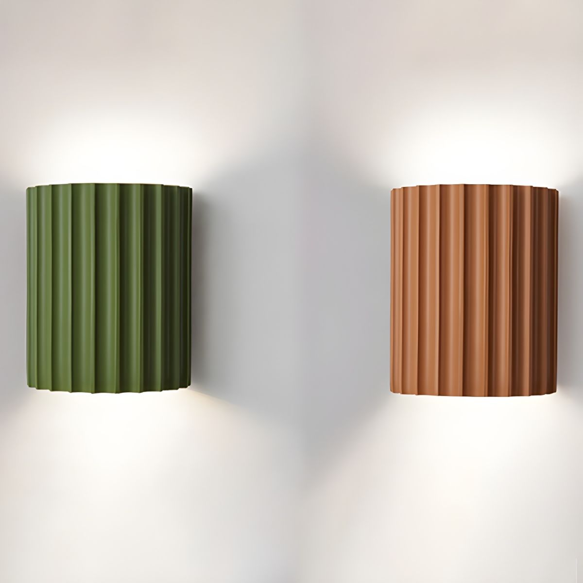 Ivvinen Nordic Art Ribbed Resin Wall Lamp