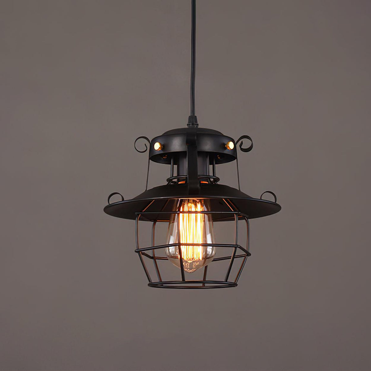 Harbor Vintage Birdcage Pendant Light
