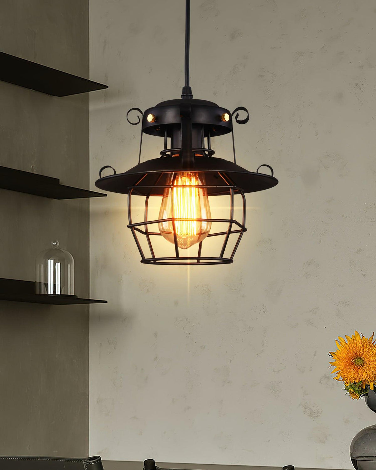 Harbor Vintage Birdcage Pendant Light