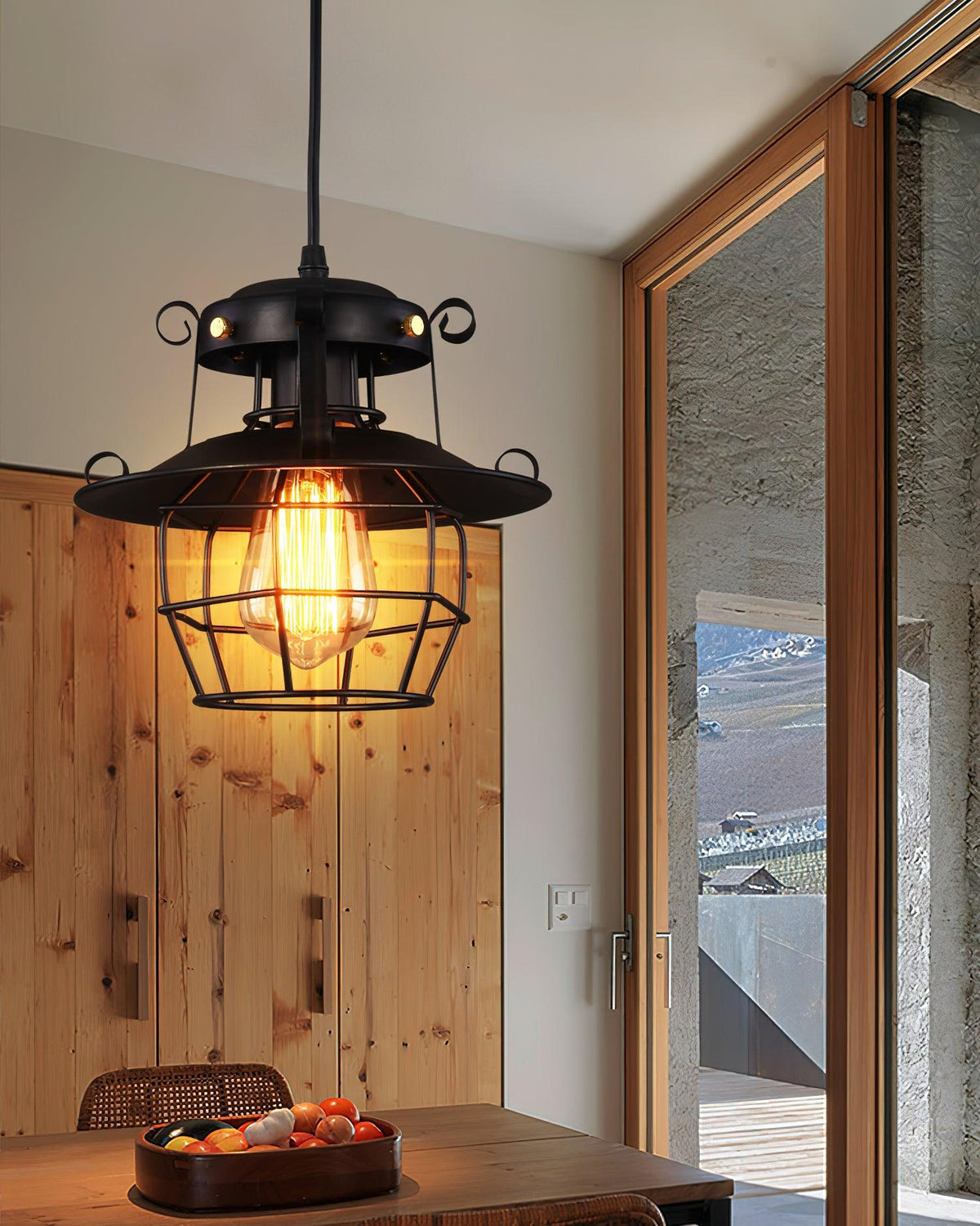 Harbor Vintage Birdcage Pendant Light