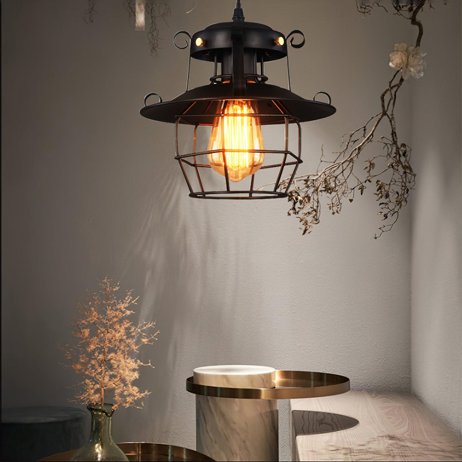 Harbor Vintage Birdcage Pendant Light