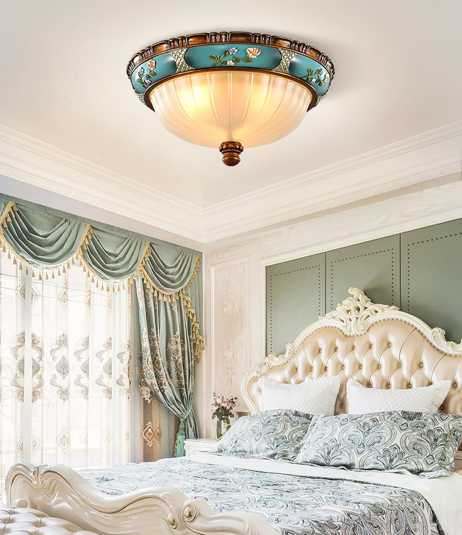 Duvall Ceiling Lamp Floral Recessed Vintage