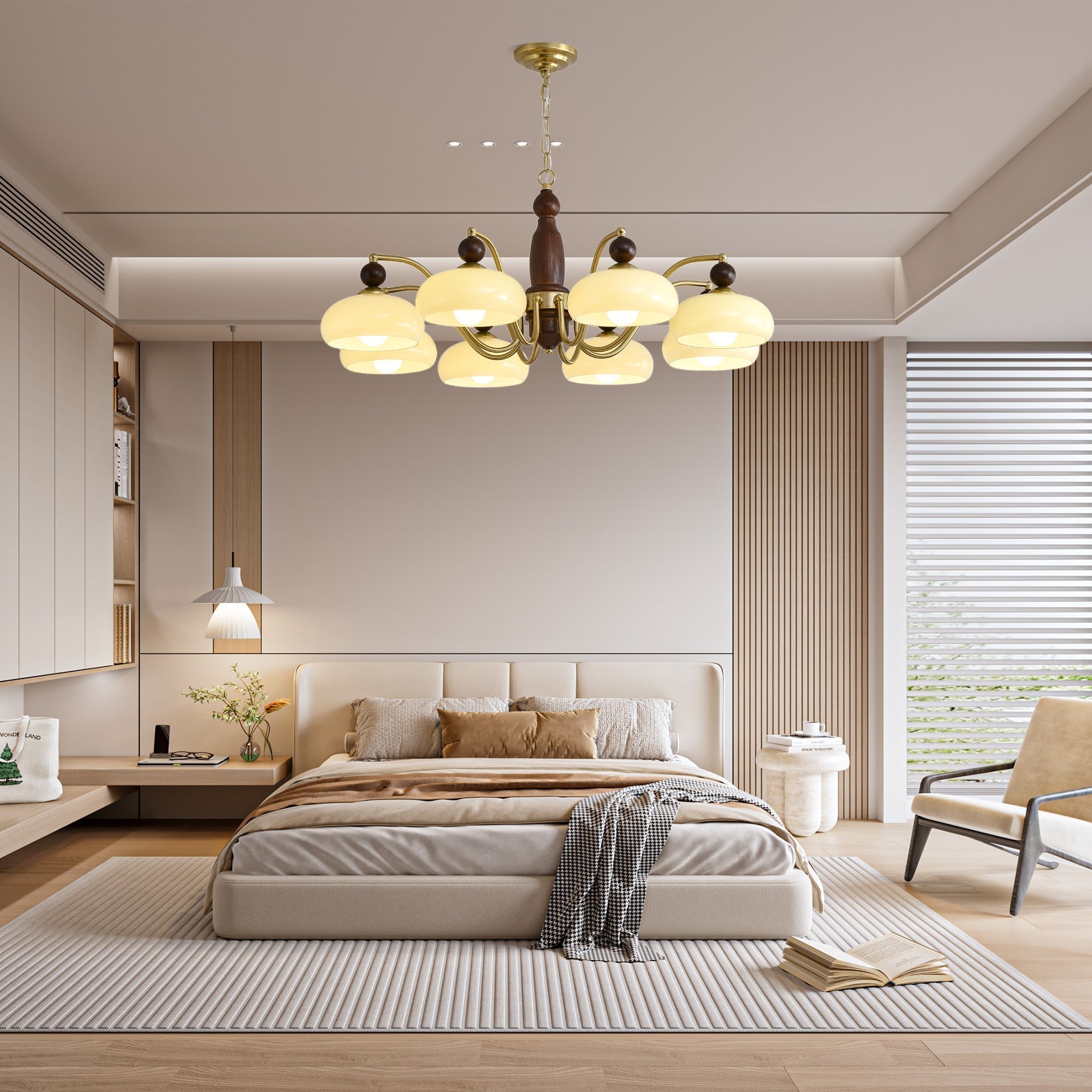 Avenoissa Chandelier Revival Crown Rustic
