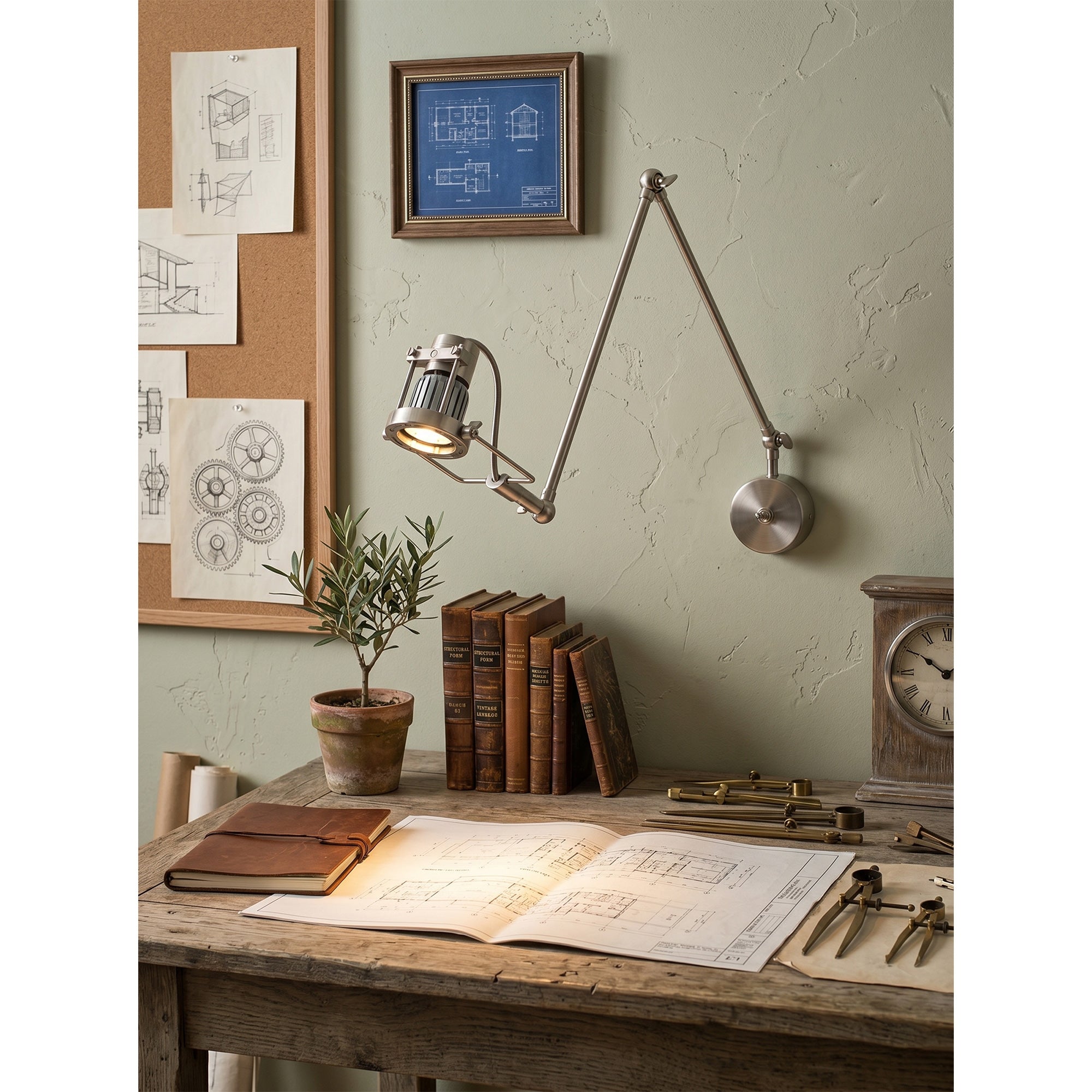 Reznor Adjustable Arm Wall Sconce