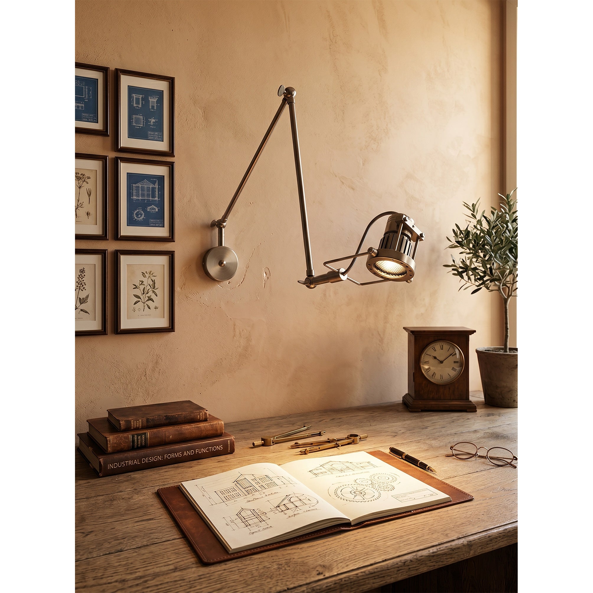 Reznor Adjustable Arm Wall Sconce