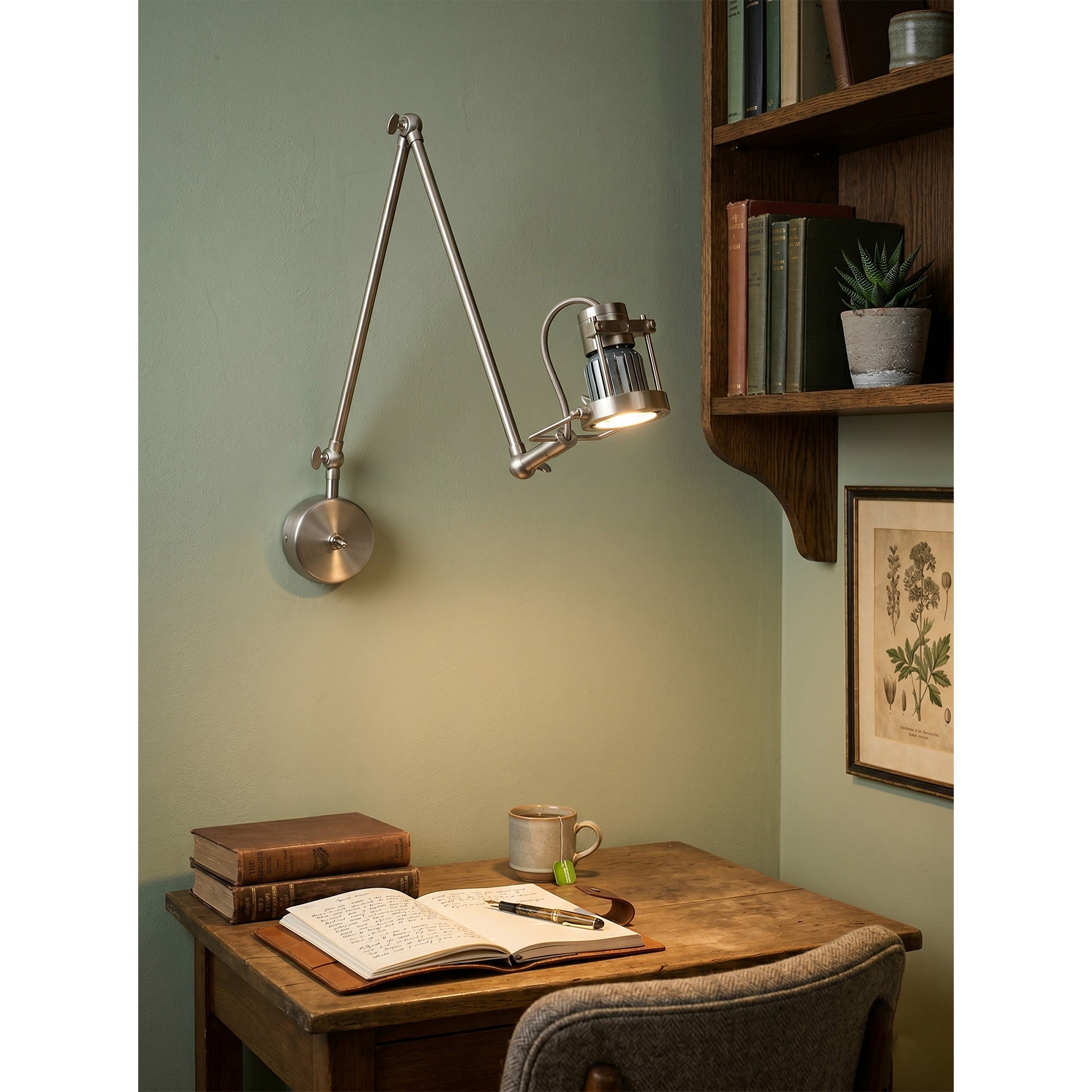 Reznor Adjustable Arm Wall Sconce