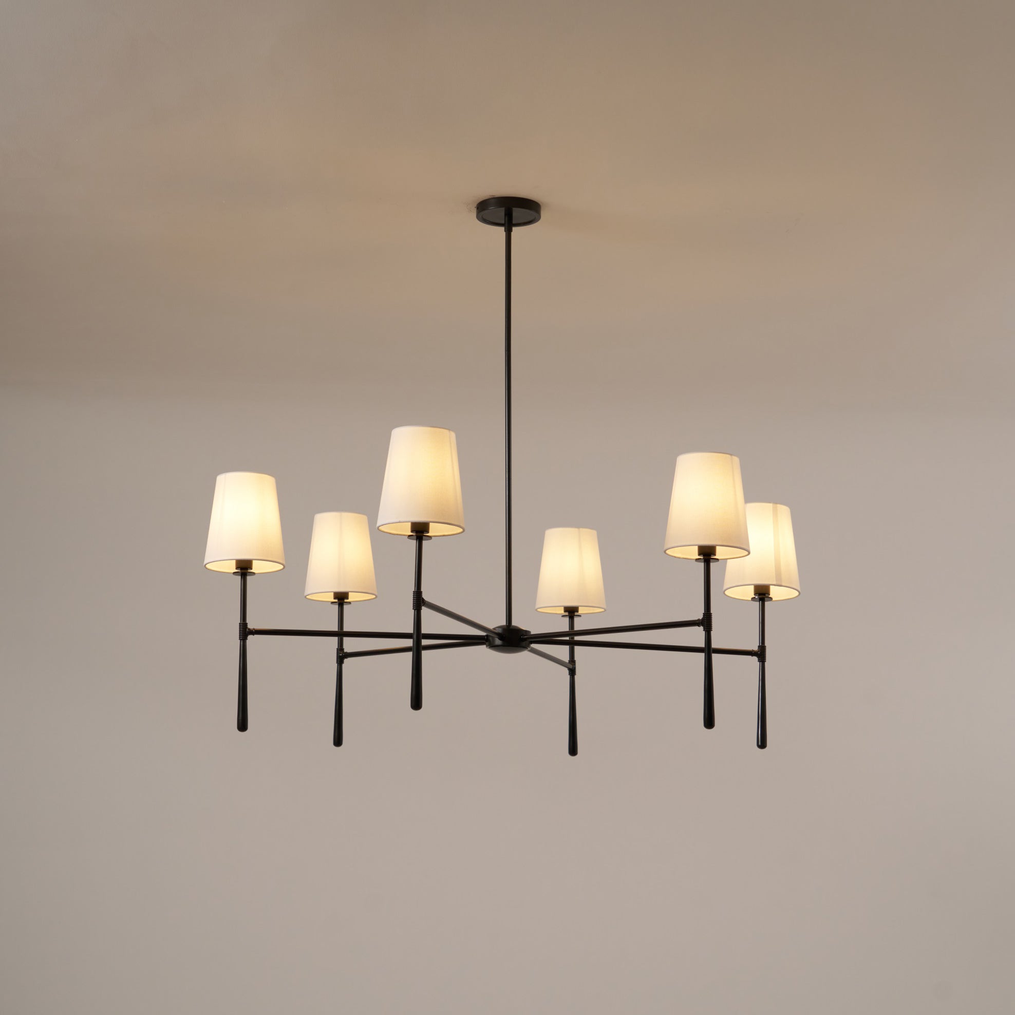 Noelle Chandelier Head 4/6 Mid-century