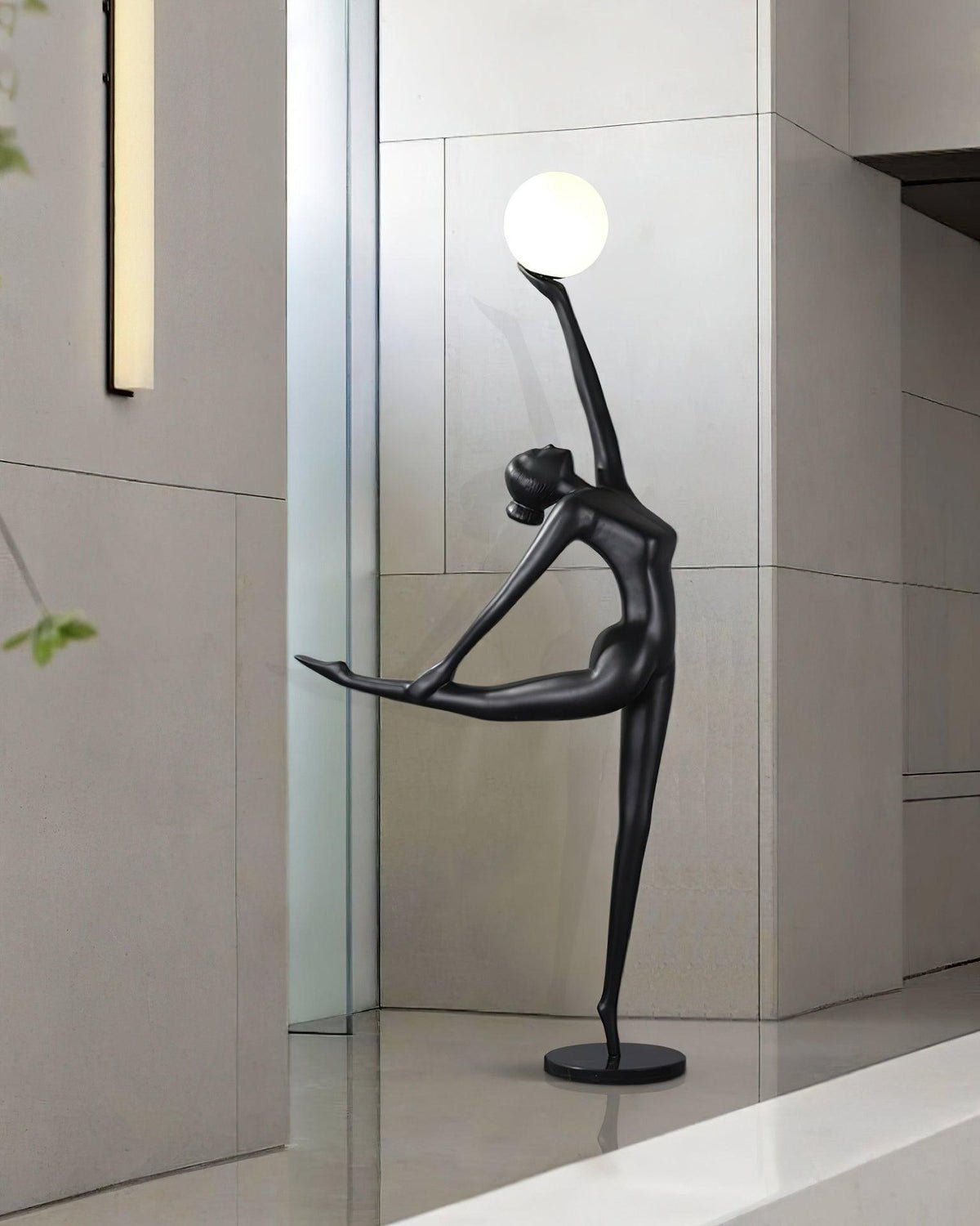 Lyrielle Ballerina Black Floor Lamp